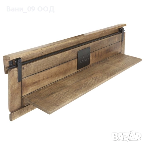 Стенна полица в индустриален стил, снимка 2 - Етажерки - 51973012