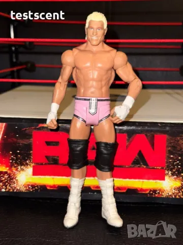 Екшън фигура WWE Dolph Ziggler Nic Nemeth Долф Зиглър Mattel figure играчка Basic Series Pink, снимка 6 - Колекции - 48448416