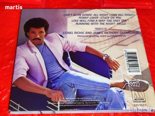 Lionel Richie CD, снимка 4 - CD дискове - 38067740