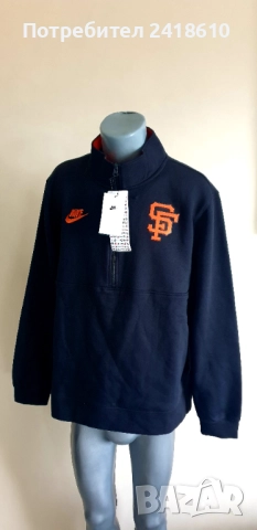 Nike Performance San Francisco Giants Cooperstown  1/2 Half Zip Sweatshirt Half Zip Mens Size XL НОВ, снимка 17 - Спортни дрехи, екипи - 52753790