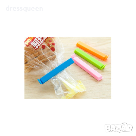 1826 Комплект 5 Щипки за запечатване на торбички и пликове, снимка 10 - Други - 44572789