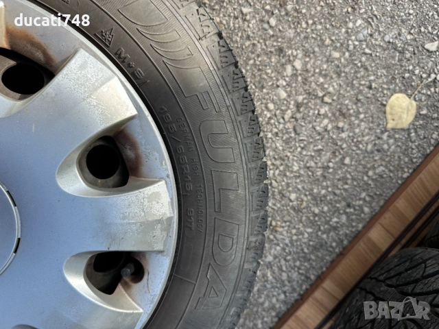 4бр. зимни гум 195/65/15 Fulda Montero, снимка 7 - Гуми и джанти - 52065409