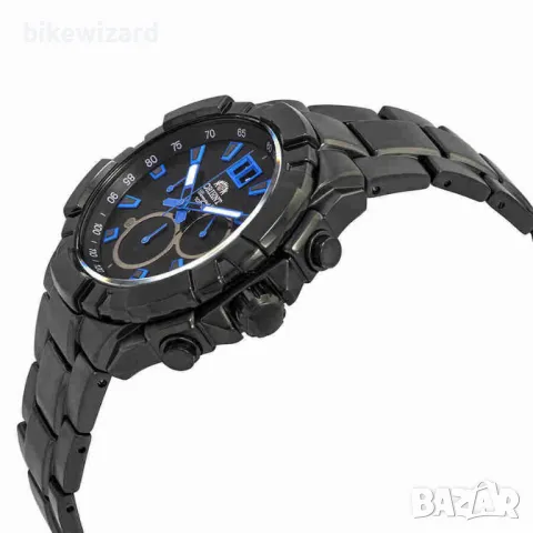 Orient FTV00005B Enterprise Chronograph Date Blue Мъжки кварцов часовник НОВ, снимка 3 - Мъжки - 49818998