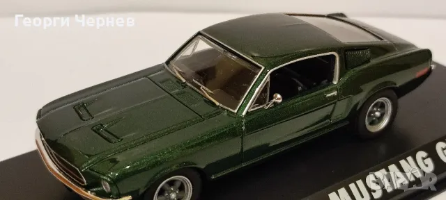 1/43 Greenlight Ford Mustang Bullitt, снимка 2 - Колекции - 49549220