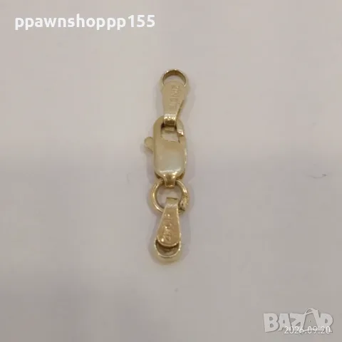 Златна закопчалка (карабинер) 14K (585) – 0.67 гр., снимка 3 - Колиета, медальони, синджири - 56243218