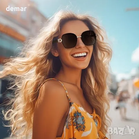 KINGSEVEN Поляризирани слънчеви очила за жени ретро елегантни с пеперуда UV400 защита K7898-A1, снимка 3 - Слънчеви и диоптрични очила - 47274992
