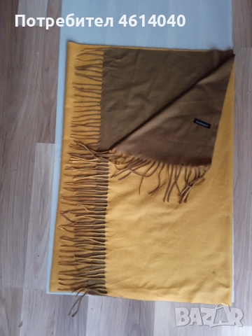 Шал от кашмир 183 см * 75 см, снимка 3 - Шалове - 52646744