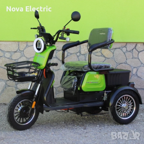 Електрическа Tриместна Tриколка X1 1500W Nova Electric, снимка 2 - Мотоциклети и мототехника - 39251260