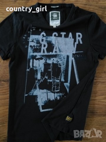 G-STAR RAW Herren Everett RT T-Shirt - страхотна мъжка тениска, снимка 5 - Тениски - 29658355