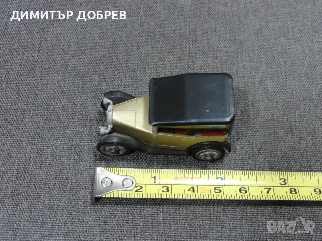 СТАРА РЕТРО СОЦ ГДР МЕТАЛНА КОЛИЧКА МАЩАБЕН МОДЕЛ DIXI 1927 ESPEWE 1/50, снимка 7 - Колекции - 56110952
