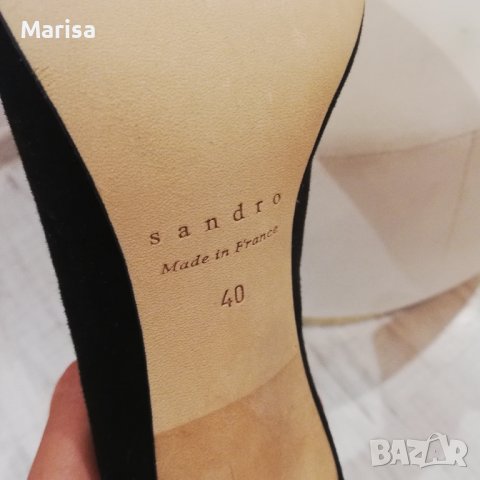 Обувки на ток Sandro , снимка 4 - Дамски обувки на ток - 42613103