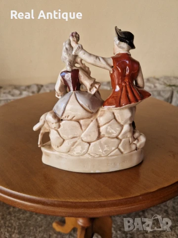 Стара рядка антикварна колекционерска порцеланова фигура Royal Copenhagen , снимка 6 - Колекции - 50687664