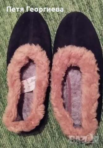 Леки велурени пантофки