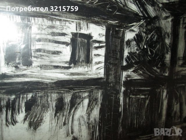 Картина смесена техника, Николай Илиев,43х32см., снимка 3 - Картини - 35377394