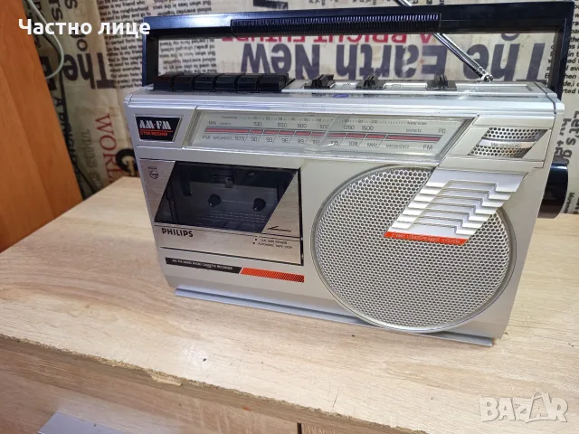 Касетофон "Philips"D7150, снимка 3 - Радиокасетофони, транзистори - 56409690