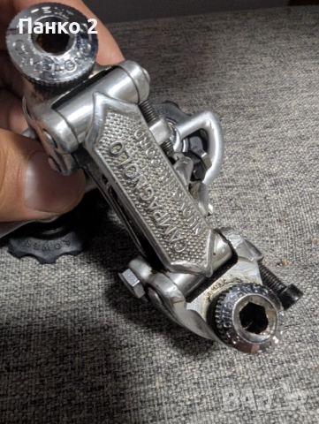 Ретро Шосеен Дерайльор Campagnolo Nuovo Record, снимка 3 - Части за велосипеди - 52464289