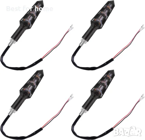 Kinstecks 4PCS Мигачи за мотоциклети, АТВ, бъгита, коли и др., снимка 8 - Аксесоари и консумативи - 47398225