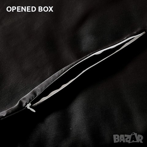 Спален комплект Amazon Basics от лек памук, 200 x 200 см / 50 x 80 см, черен, снимка 4 - Спално бельо - 39024139