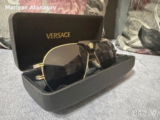 Мъжки Слънчеви Очила Versace VE2251 100287, снимка 8 - Слънчеви и диоптрични очила - 53929497