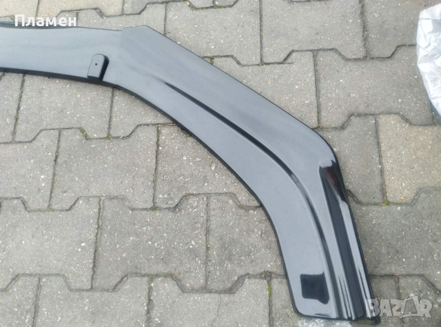 Преден лип спойлер универсален 3 части ЧЕРЕН – нож за броня, тунинг, splitter, за всички автомобили, снимка 16 - Аксесоари и консумативи - 47420502