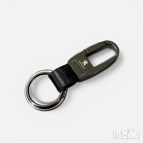Луксозен метален ключодържател Peugeot / Пежо – графитен стил