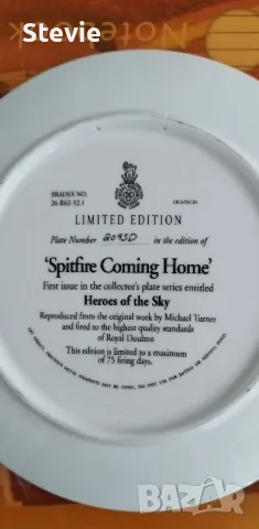 Колекционерска чиния, Англия., снимка 3 - Други стоки за дома - 47812377