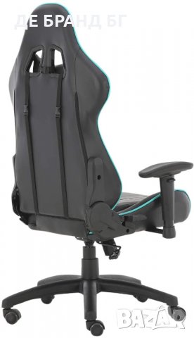 Геймърски стол / офис стол HOUSTON BLUE, снимка 6 - Столове - 35095672