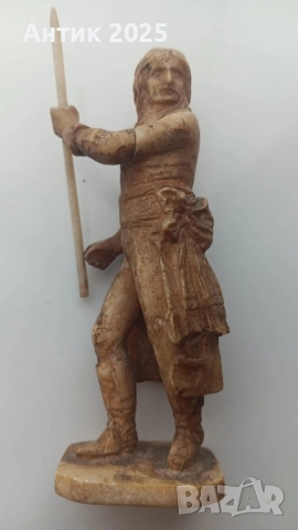 Френски революционер с флаг — резбована фигурка от кост, Франция, края на XVIII век, снимка 16 - Антикварни и старинни предмети - 52841852