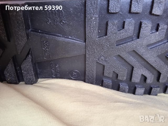 Български черни гумени ботуши , снимка 3 - Мъжки ботуши - 37049866