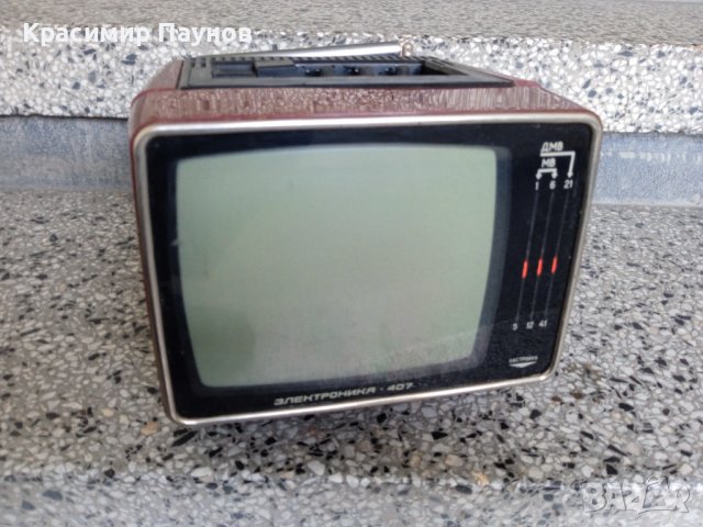 Телевизор ,,Електроника " 407 . За части ., снимка 9 - Антикварни и старинни предмети - 42725341