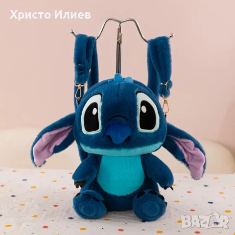 Детска плюшена раница Лило и Стич розова 3D Lilo & Stitch, снимка 7 - Други - 50533746