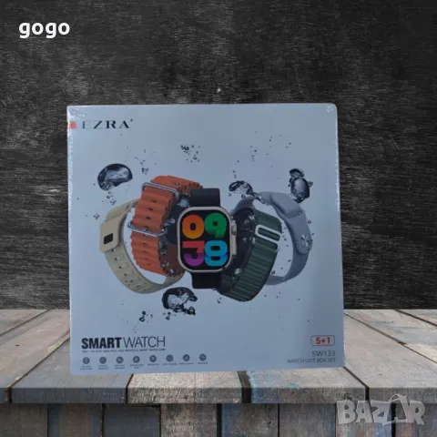 Стилен смарт часовник, Smart Watch Ezra, 5+1 SW133, снимка 6 - Смарт часовници - 49235502