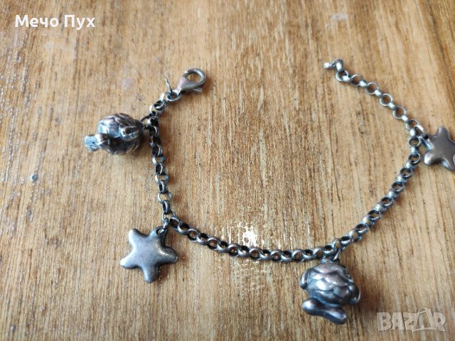 Сребърна гривна (20), снимка 4 - Гривни - 38654408