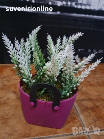 Изкуствени цветя в кашпа, снимка 2 - Изкуствени цветя - 35142377
