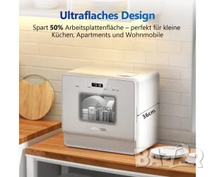 Мини съдомиялна машина AIRMSEN ZMW-DTHA01, снимка 2 - Съдомиялни - 55969645