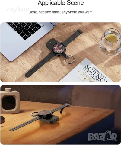 Преносимо зарядно устройство за часовник за Samsung Galaxy Watch, ANPULES, снимка 7 - Друга електроника - 47476679