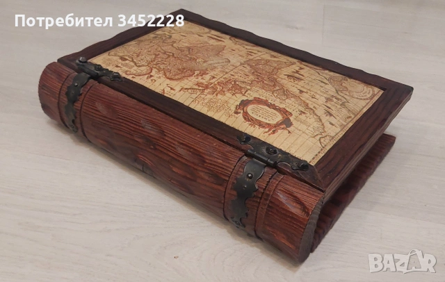 Кутия дървена ретро голяма за ценители отлична , снимка 2 - Декорация за дома - 54044918