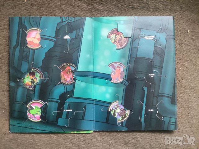 Продавам албум BEN 10 с тазота, снимка 5 - Колекции - 39844578