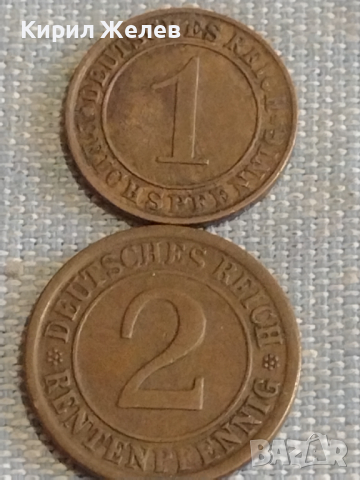 Лот монети 6 броя DEUTCHES REICH PFENNIG Германия различни години и номинали за КОЛЕКЦИЯ 31519, снимка 5 - Нумизматика и бонистика - 44636698