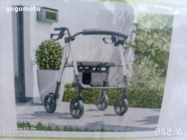 Ролатор НОВ алуминиев, проходилка НОВА алуминиева НЕ РАЗПЕЧАТАНА , снимка 7 - Ролатори - 54281572