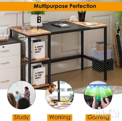 Компютърно бюро / офис бюро / геймърско бюро CXYM-PB002-120, снимка 5 - Бюра - 42873878