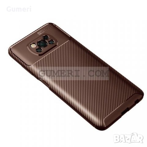 Xiaomi Poco X3 Карбонов удароустойчив гръб , снимка 10 - Калъфи, кейсове - 31814414