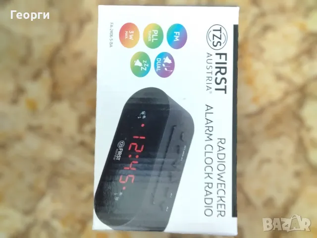 Продавам нов радиочасовник "FIRST"-FA-2406-5-BA, снимка 2 - Радиокасетофони, транзистори - 47394703