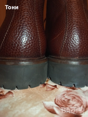 FLORIS VAN BOMMEL Оригинал Нови Мъжки Боти Изцяло от Натурална Естествена Кожа 42/43, снимка 9 - Мъжки боти - 52309708