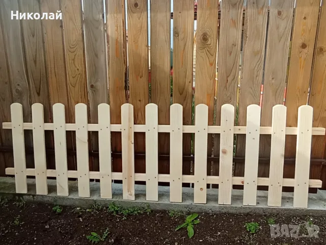 Дървена ограда за детска площадка детски кът дървена декоративна ограда оградка за деца, снимка 5 - Други - 49831594