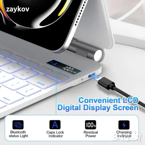 Magic Keyboard Case за iPad Pro 13 инча, снимка 4 - Таблети - 49296949