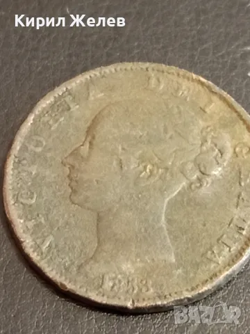 Стара монета 1/2 пени 1833г. Британия Кралица Виктория за КОЛЕКЦИЯ 18055, снимка 5 - Нумизматика и бонистика - 49165437