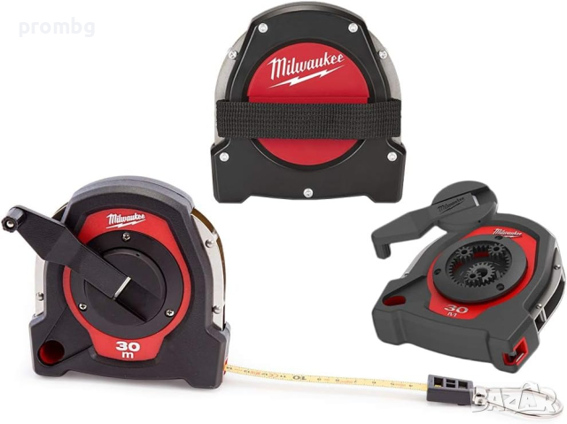 ролетка Milwaukee 30 м, с ръкохватка, внос от Германия, снимка 2 - Други инструменти - 37414874