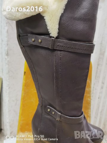 Страхотни дамски ботуши с платформа BATA/40 номер, снимка 4 - Дамски ботуши - 34310070