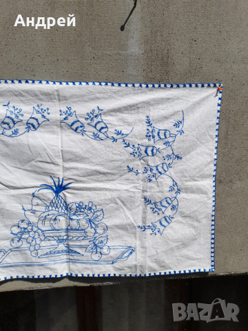 Старинен бродиран ковьор,покривка за стена #134, снимка 3 - Други ценни предмети - 36551493